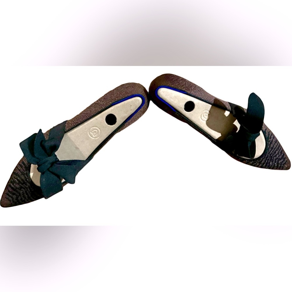 Rothy’s sparkly chocolate Mary Janes